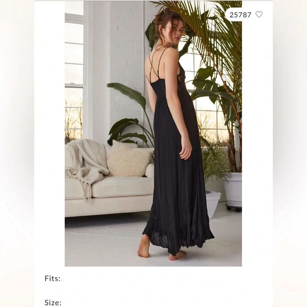 Free People Adella Maxi Slip Dress - Picture 2 of 9